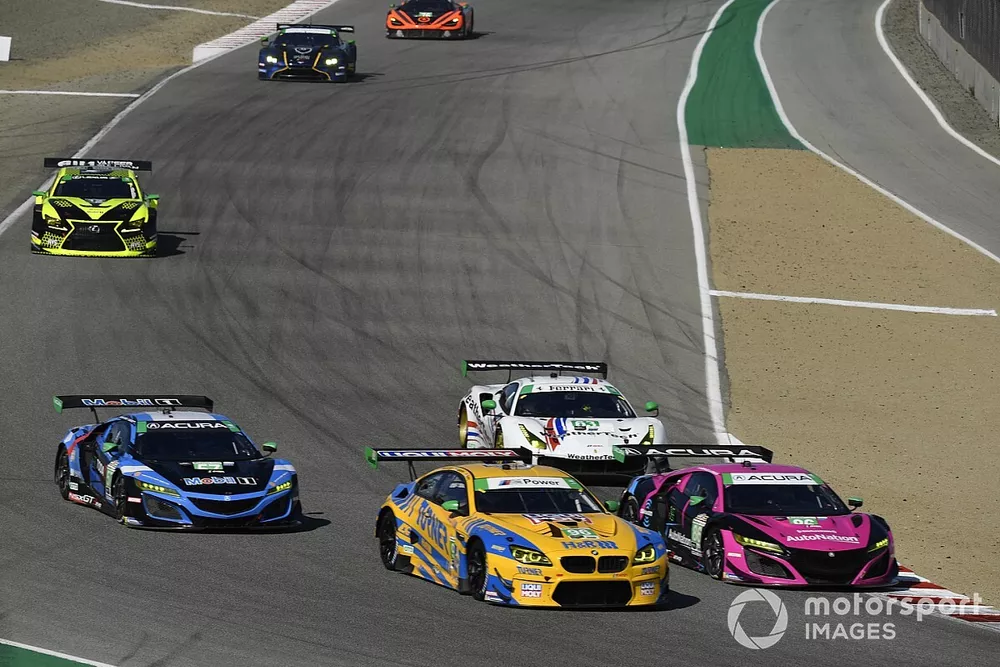 #86 Meyer Shank Racing w/Curb-Agajanian Acura NSX GT3, GTD: Mario Farnbacher, Matt McMurry, #96 Turner Motorsport BMW M6 GT3, GTD: Robby Foley III, Bill Auberlen