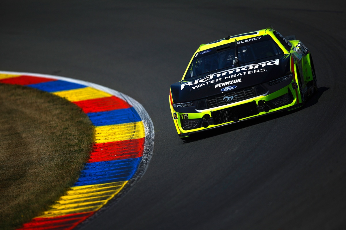 Ryan Blaney beats Shane van Gisbergen by 0.033s for Watkins Glen pole position