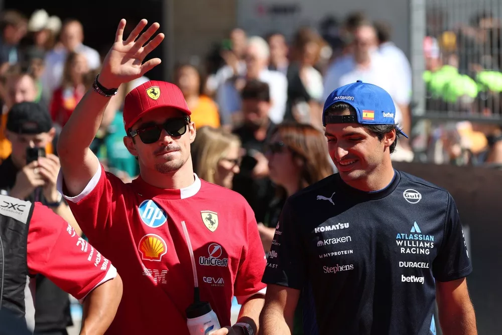 Charles Leclerc, Ferrari, Carlos Sainz, Williams