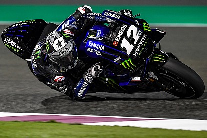 Vinales tops first day of Qatar test, Marquez crashes