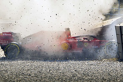 Ferrari beberkan penyebab kecelakaan Vettel