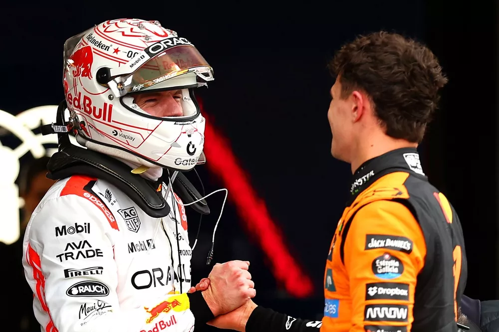 Lando Norris, McLaren, Max Verstappen, Red Bull Racing