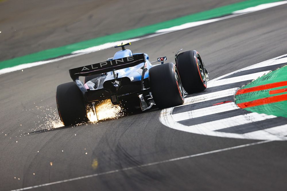 Sparks under Esteban Ocon, Alpine A522