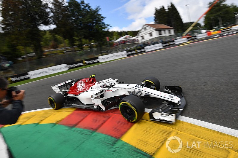 Sauber, Belçika'da 2017'ye kıyasla 3.5 saniye daha iyi bir tur attı