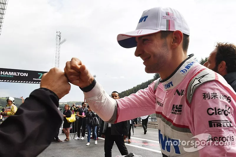 Le troisi&egrave;me Esteban Ocon, Racing Point Force India
