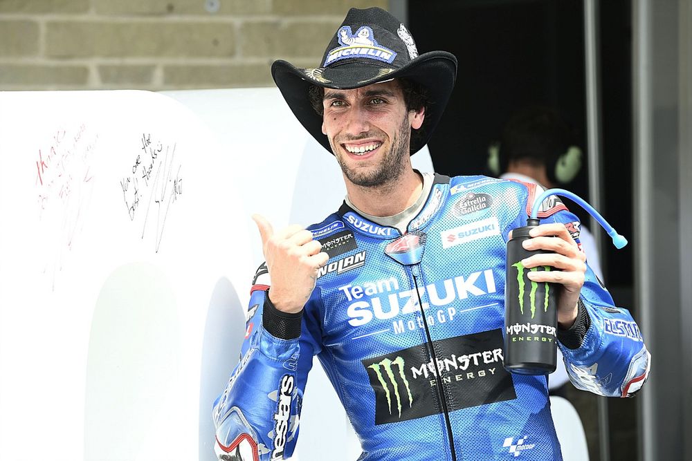 Segundo lugar Alex Rins, Team Suzuki MotoGP