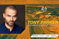 Tony Parker dar&aacute; comando de ligar motores das 24 Horas de Le Mans virtual