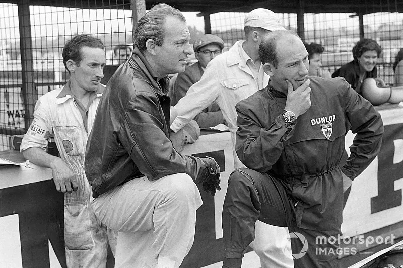 Harry Schell with Stirling Moss