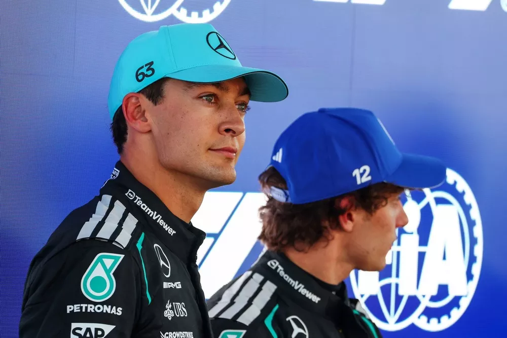 George Russell, Mercedes; Andrea Kimi Antonelli, Mercedes