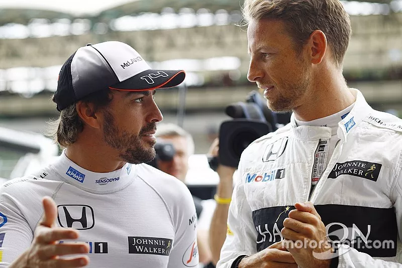 Fernando Alonso, McLaren en Jenson Button, McLaren