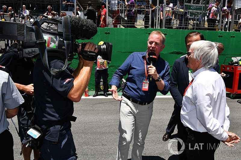 Martin Brundle, Sky TV y Bernie Ecclestone