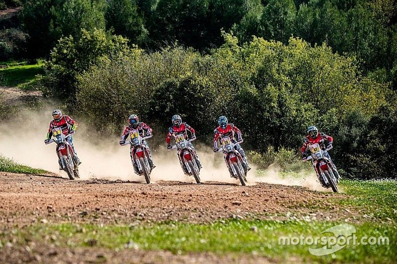 El Monster Energy Honda Team al completo