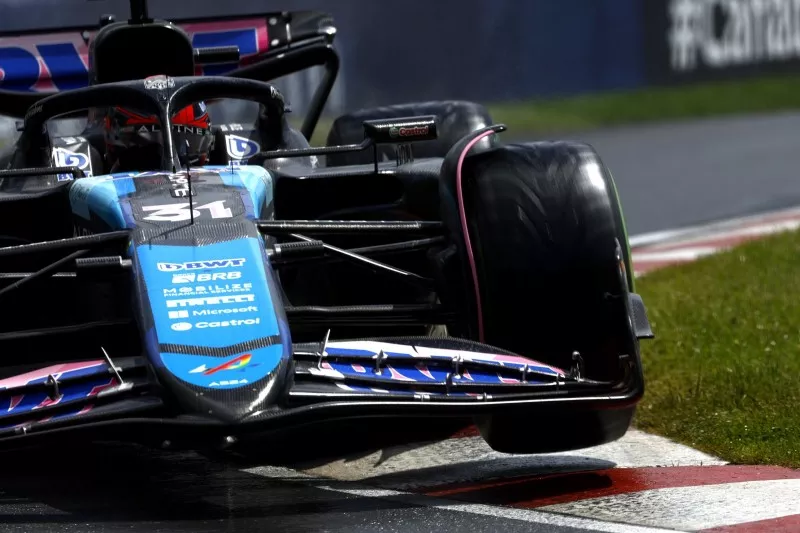 Alexander Albon: Alpine hat ein Problem mit den Randsteinen
