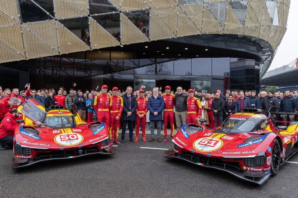Ferrari 499P, la fiesta en Maranello por el WEC 2025