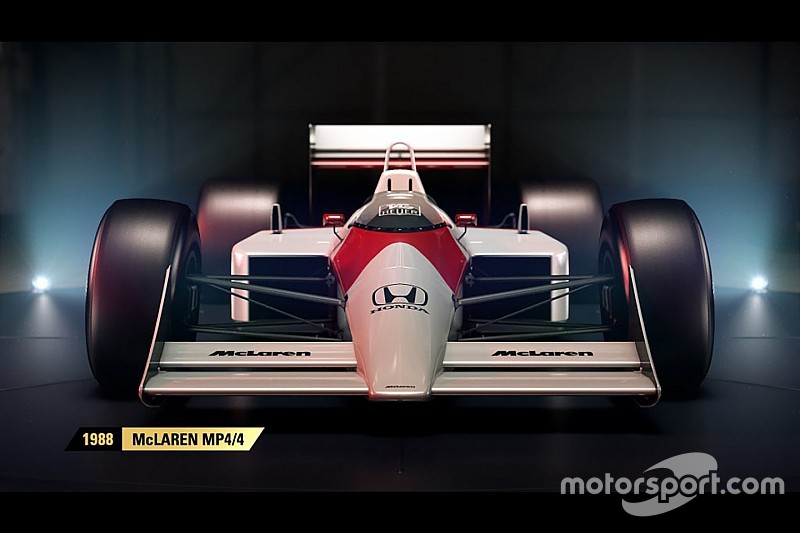 F1 2017: ecco la lista completa delle vetture storiche del videogioco