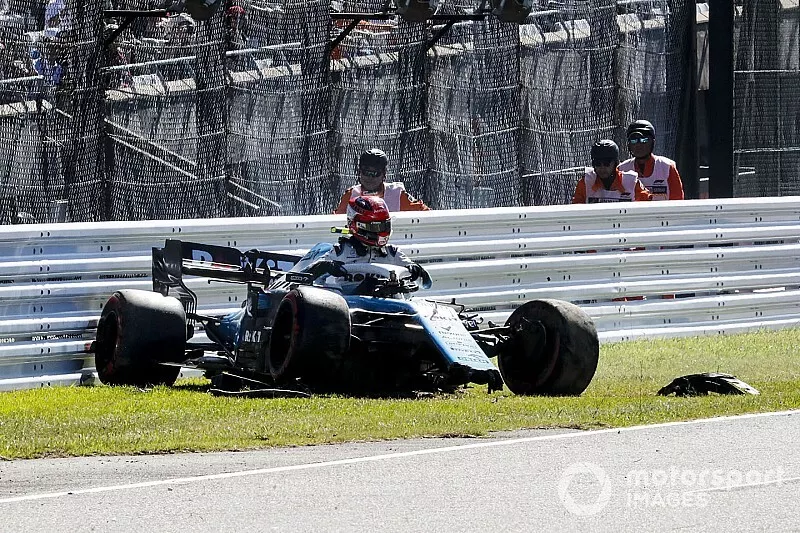 Robert Kubica, Williams FW42 crashe