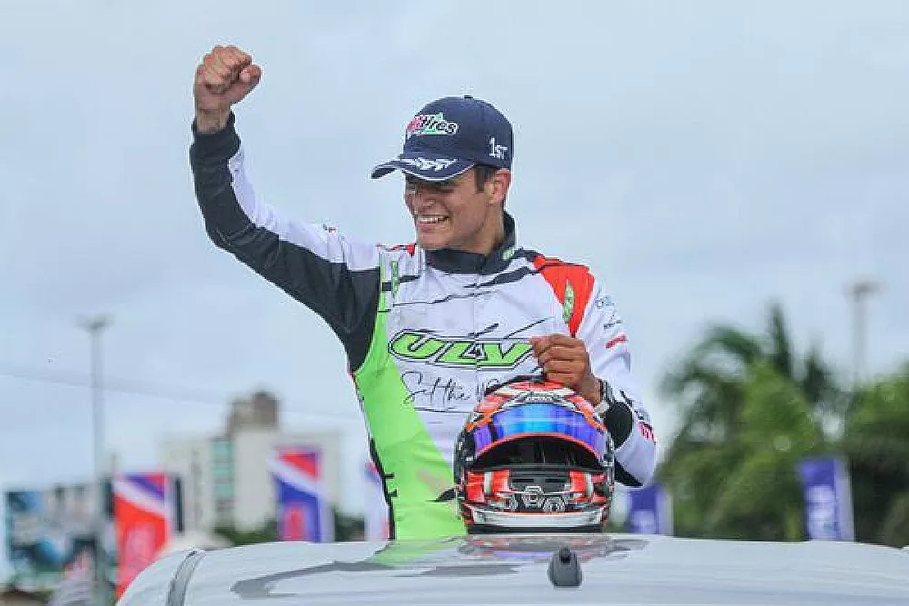 Matheus Morgatto no brasileiro de kart