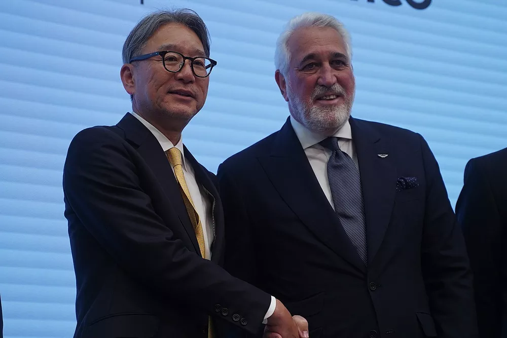 Lawrence Stroll, Toshihiro Sanbe, presidente e AD Honda Motor