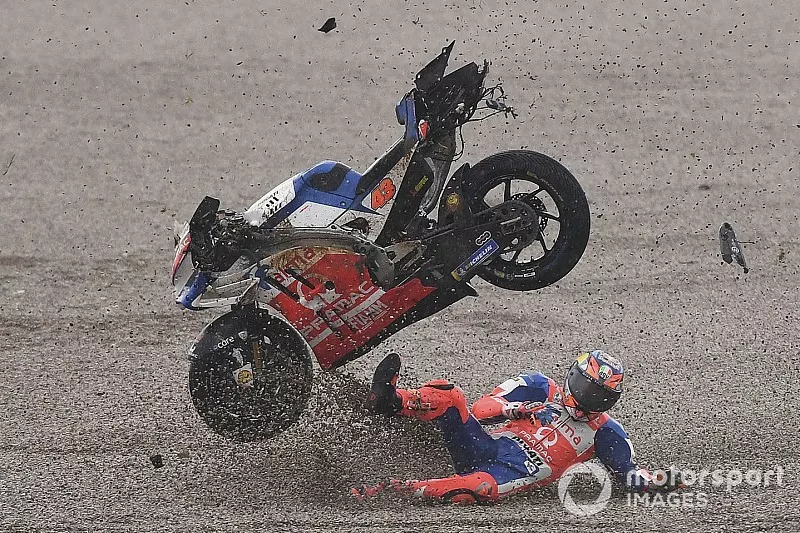 Chute de Jack Miller, Pramac Racing