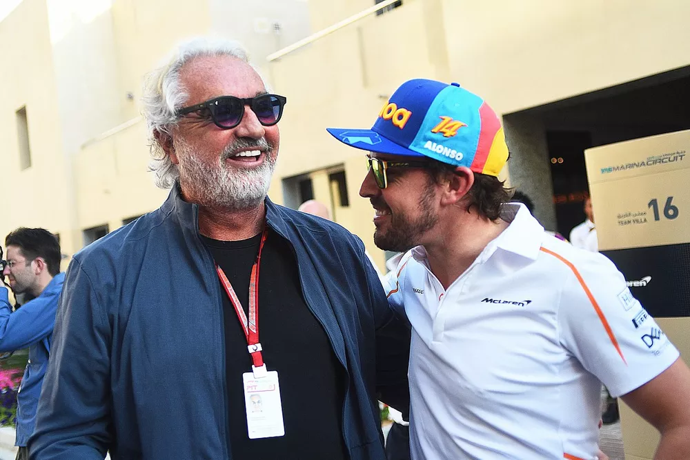 Flavio Briatore e Fernando Alonso, McLaren 