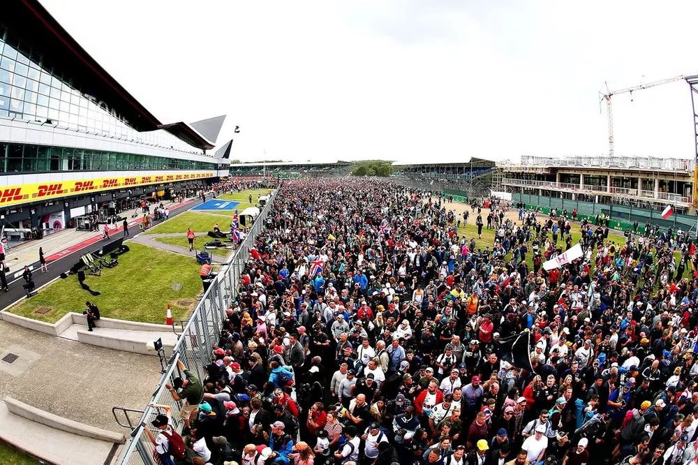 Fans op Silverstone