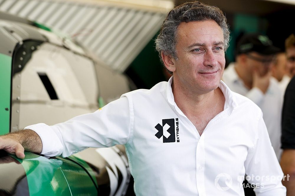 Alejandro Agag en el lanzamiento global de Extreme E