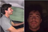 V&iacute;deo: &iexcl;inesperado regreso a casa de Sainz y Leclerc tras Bak&uacute;... en furgoneta!