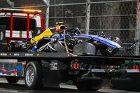 Colapinto correr&aacute; con las viejas especificaciones en Qatar tras choque en Las Vegas