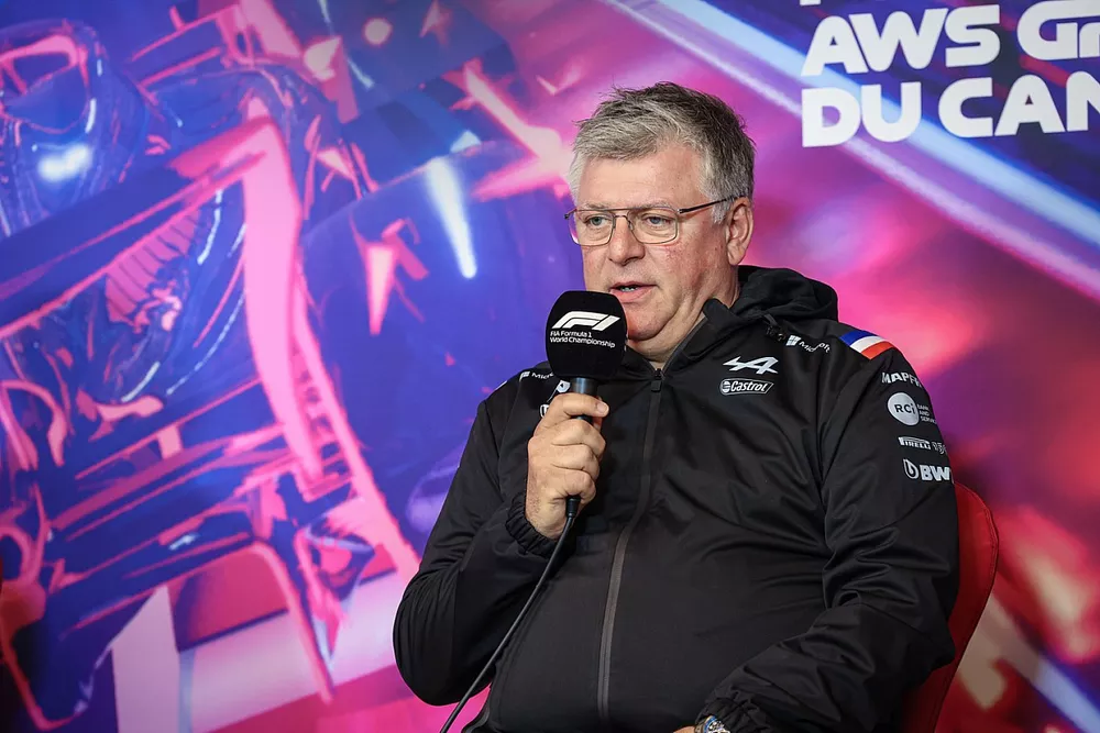 Otmar Szafnauer, Team Principal, Alpine F1, in the team principals Press Conference