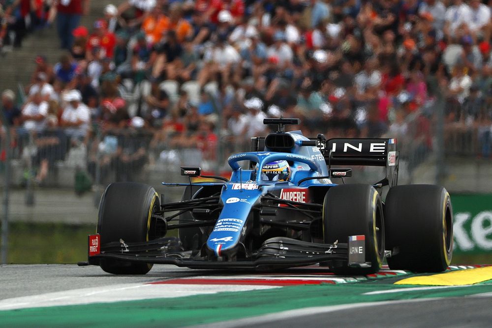 Fernando Alonso, Alpine A521

