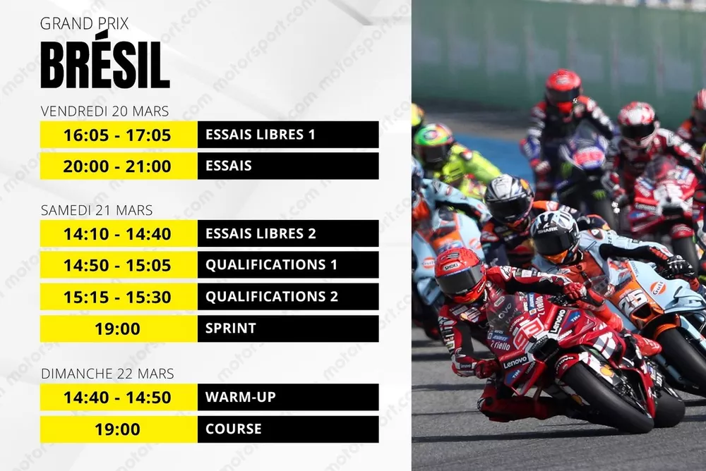 programme bresil motogp 2026 corrig&eacute;