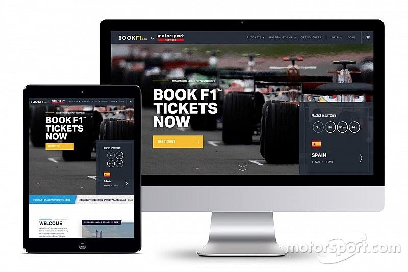 Reserva de entradas de la F1