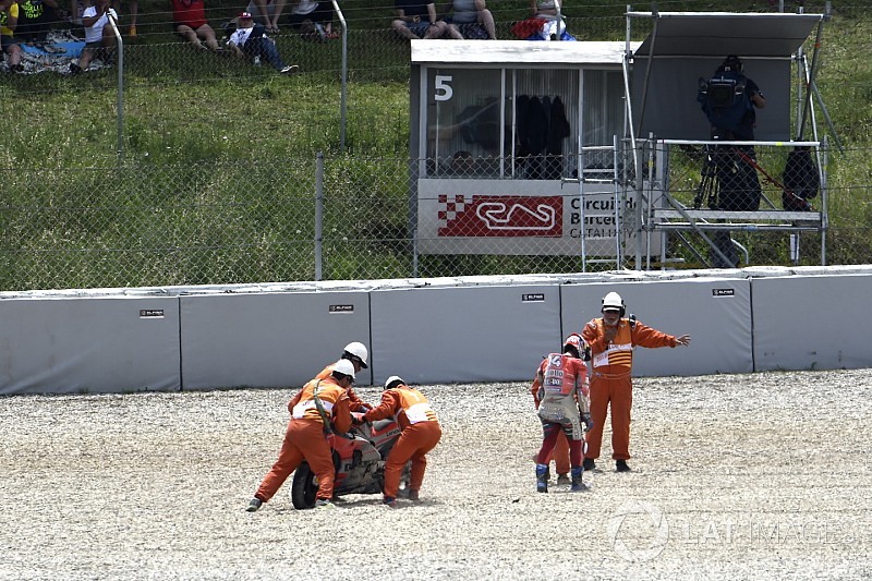 Dovizioso: Çok fazla zorladığım için kaza yaptım