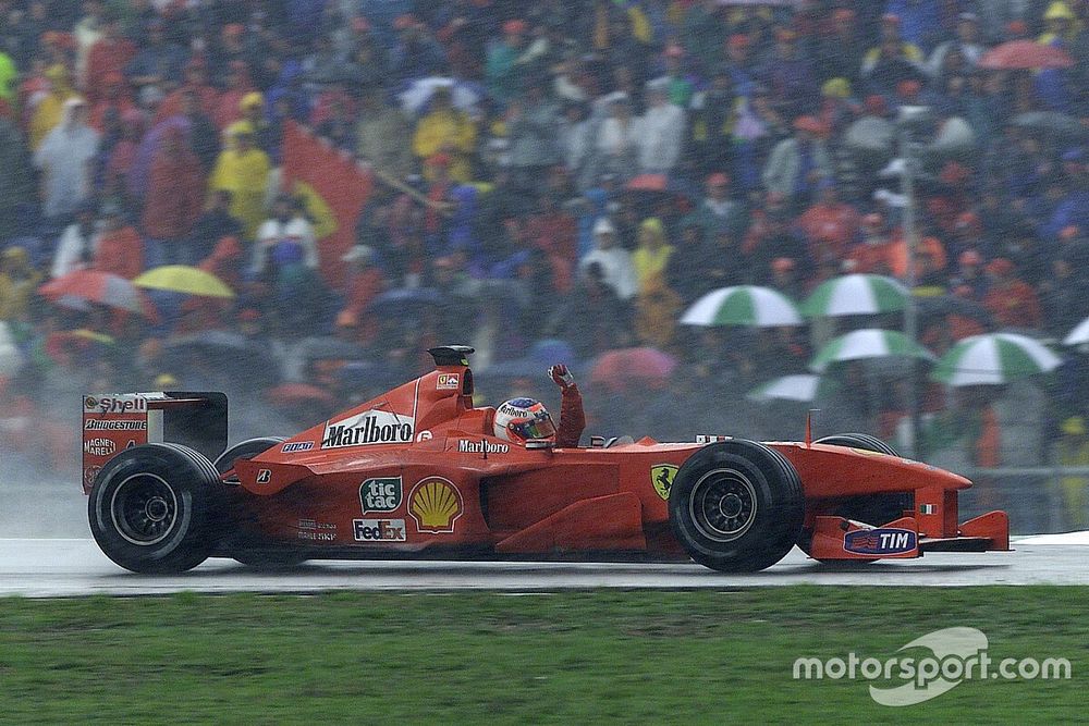 Ganador de la carrera Rubens Barrichello, Ferrari F1 2000