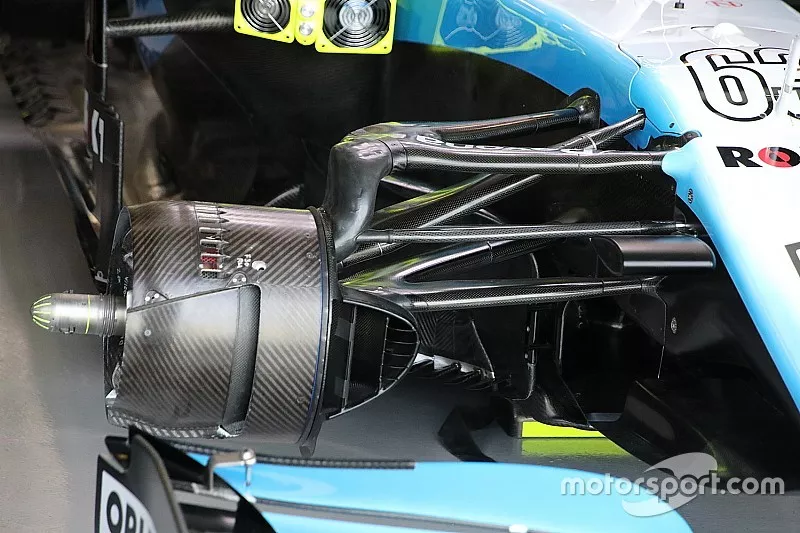 Suspension avant de la Williams Racing FW42
