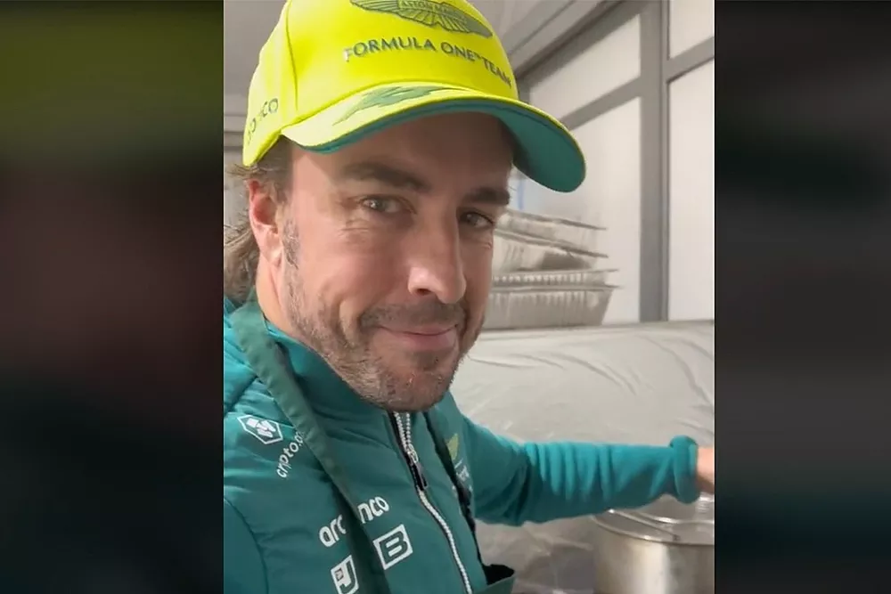 Fernando Alonso como 'chef'