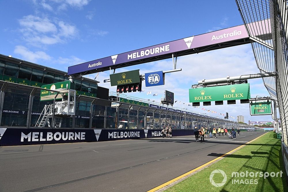 Detalle del circuito de Albert Park en Australia