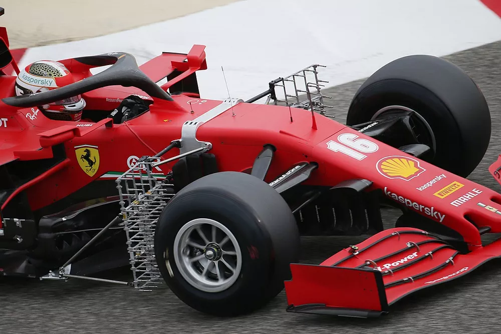 Charles Leclerc, Ferrari SF1000 with aero sensors