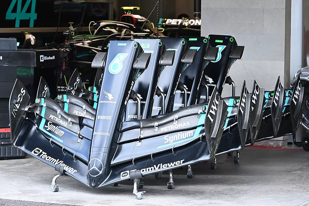 Mercedes F1 W14 technical detail