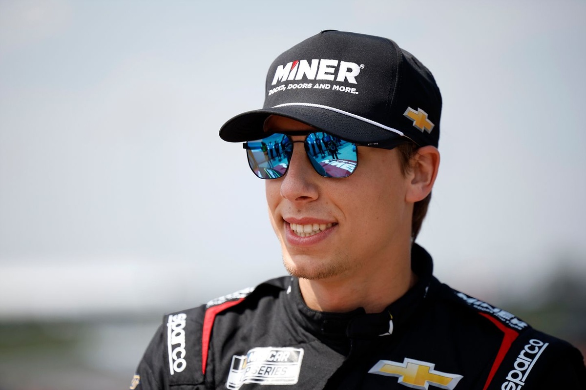 Why is Carson Hocevar collecting old NASCAR cars?