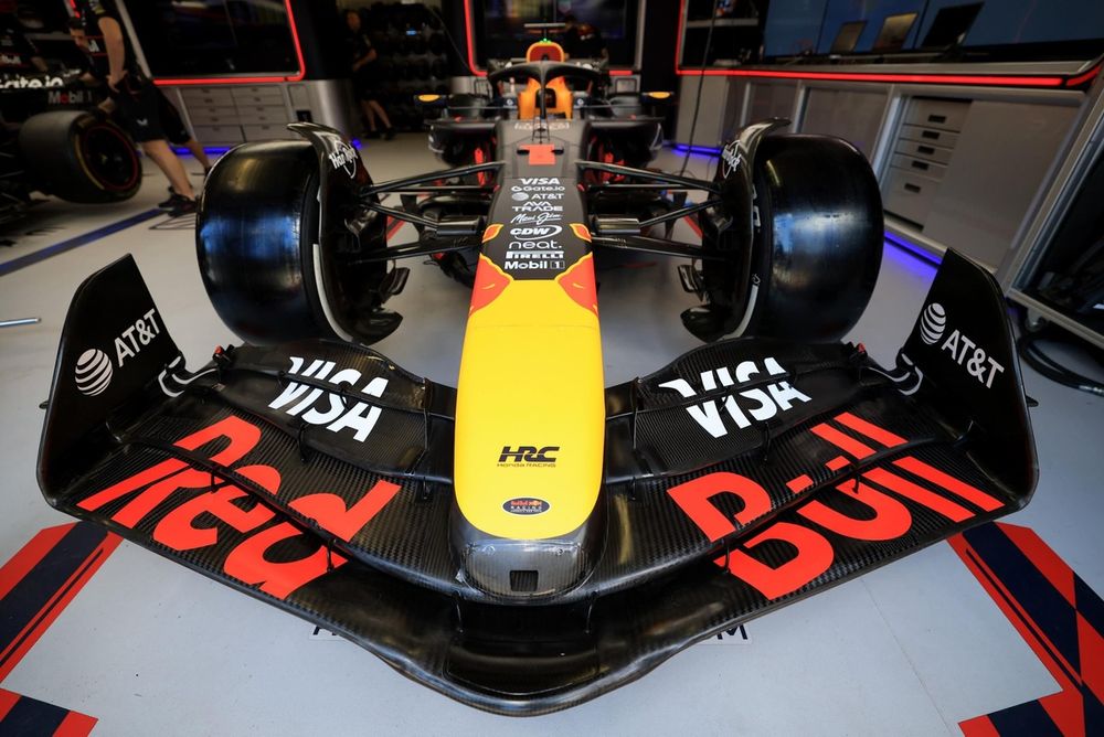 Red Bull Racing front wing detail