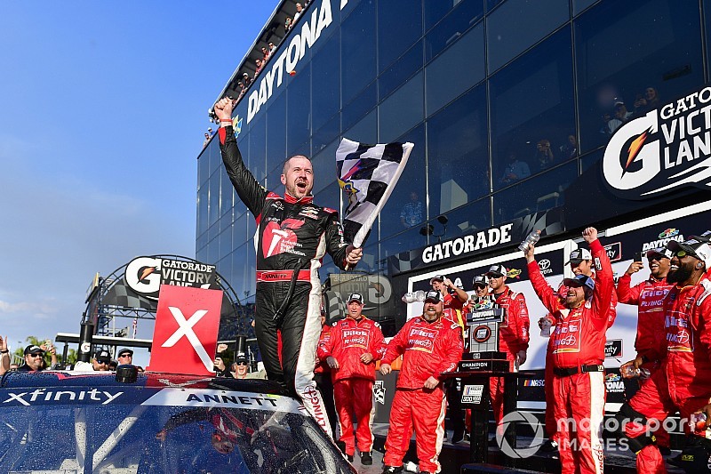 Michael Annett cruises to first Xfinity win at Daytona