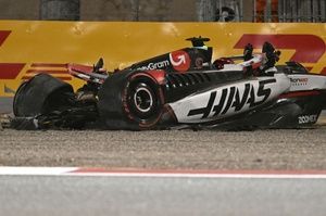 VIDEO: Ocon sufre un fuerte accidente en la clasificación en Bahréin