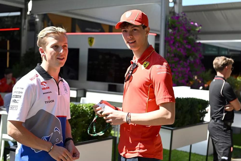 Liam Lawson, Reserve Driver, Visa Cash App RB F1 Team, Oliver Bearman, Reserve Driver, Ferrari and Haas F1 Team 