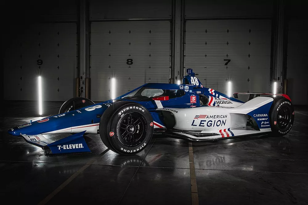 Chip Ganassi Racing Indy 500 American Legion livery