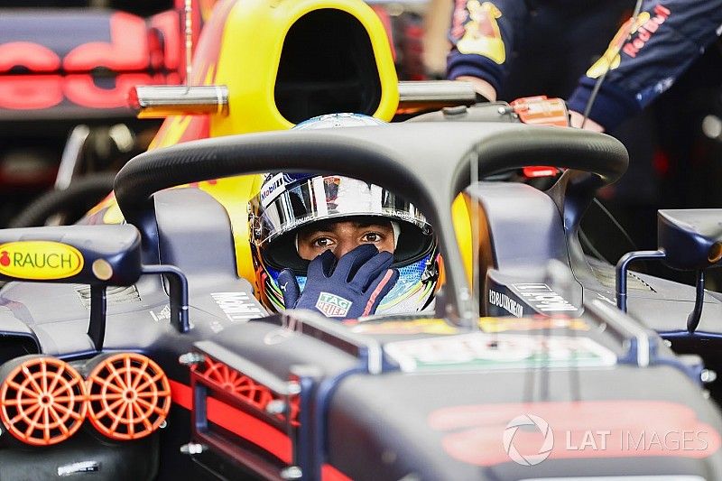 Daniel Ricciardo, Red Bull Racing con el halo