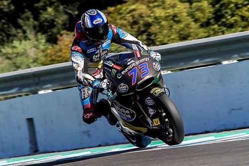 Terminaron las pruebas de Moto2 y Moto3 en Jerez