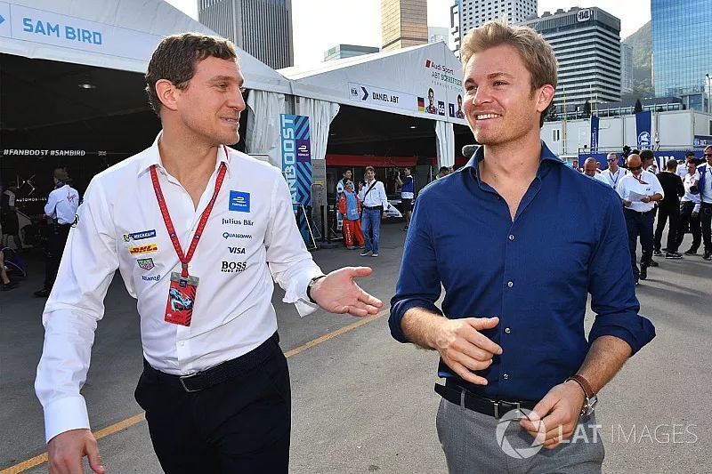 Nico Rosberg en el paddock