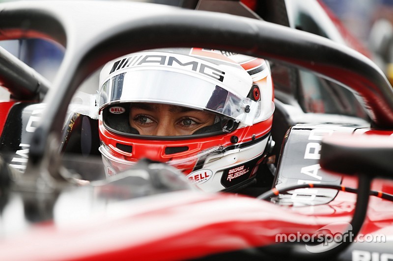 F2 Abu Dhabi: Russell begint goed aan titeljacht, De Vries vijfde