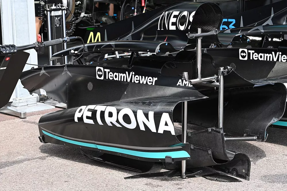 Mercedes W14 technical detail